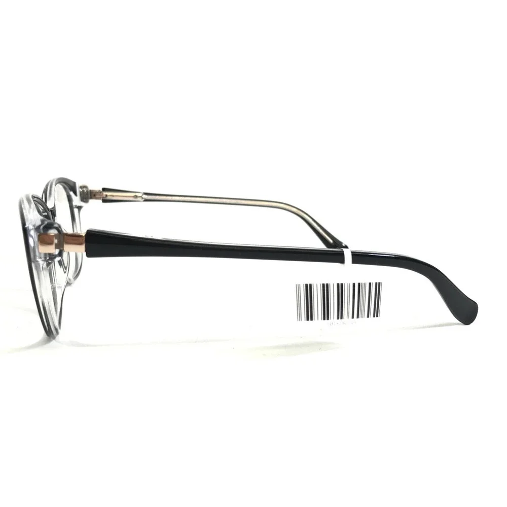 Tura by Lara Spencer Eyeglasses Frame LS114 BLK Black on Clear Cat Eye 53-16-135